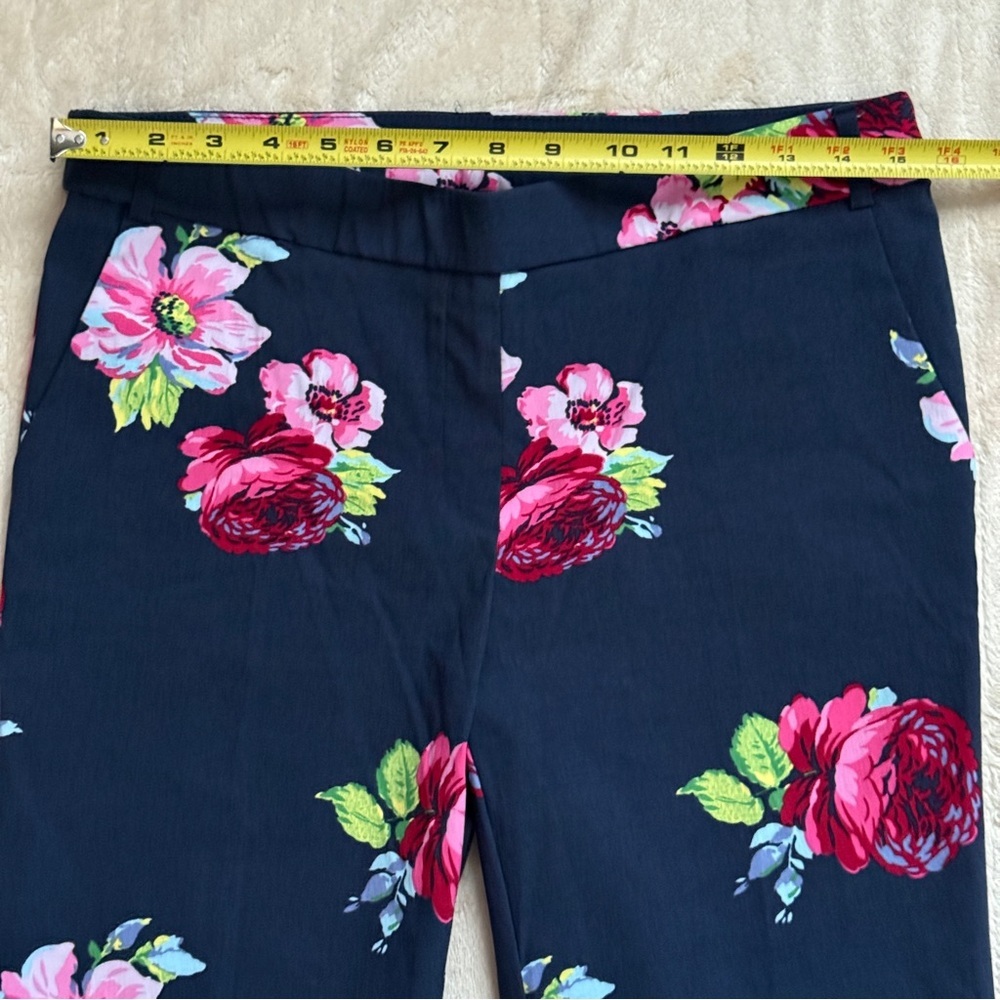 JL Jules & Leopold Blue Floral Pants Size M - Picture 7 of 9
